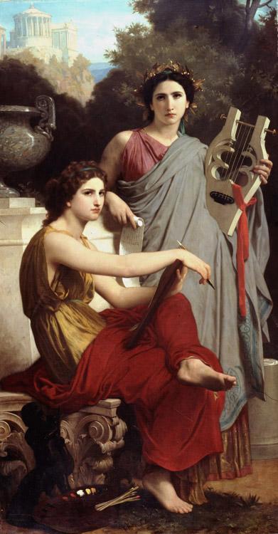 Adolphe William Bouguereau Lart et la litterature Art and Literature (mk26)